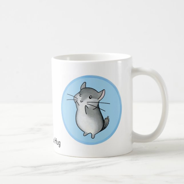 Chinchilla hug coffee mug (Right)
