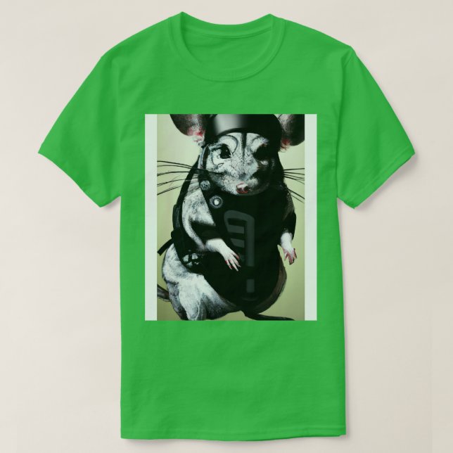 Chinchilla in a ninja costume 3 T-Shirt (Design Front)