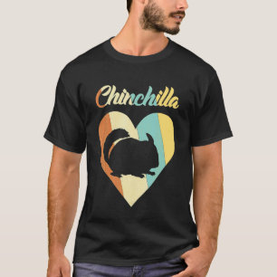 Chinchilla In Heart T-Shirt