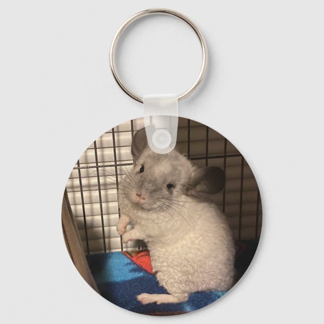 Chinchilla Key Ring (Front)