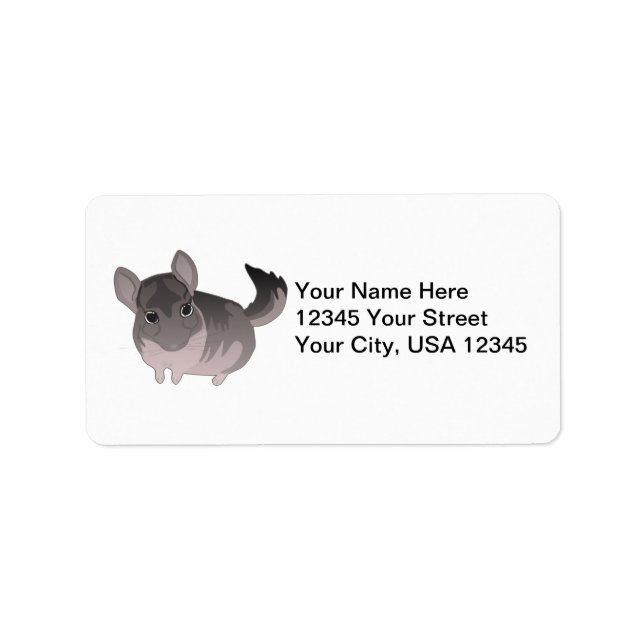 Chinchilla Labels (Front)