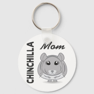 Chinchilla Mum Keychain