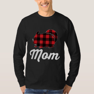 Chinchilla Mum Lover Red Plaid Rodent Pet Owner Ga T-Shirt
