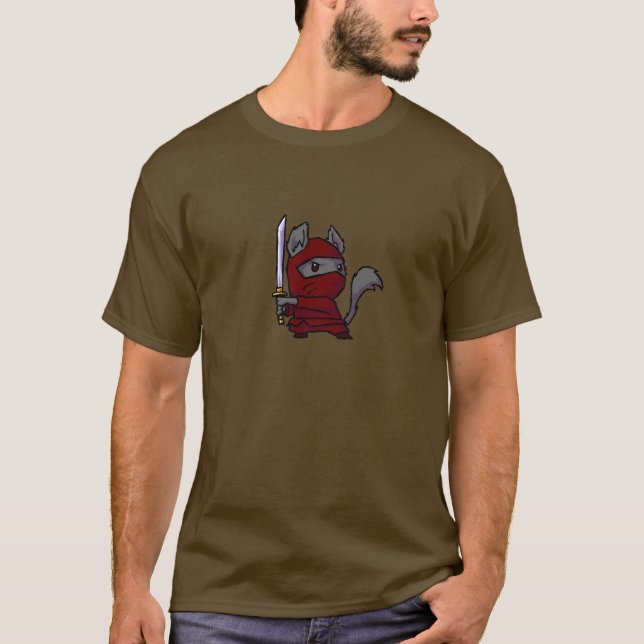 Chinchilla Ninja T-Shirt (Front)