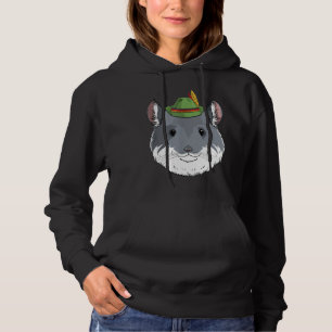 Chinchilla Oktoberfest German Bavarian Alpine Hat Hoodie