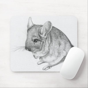 Chinchilla on Mouse Pad