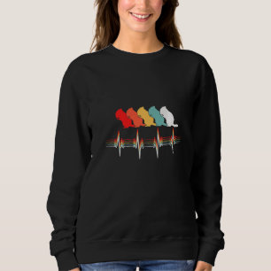 Chinchilla   Retro Sunset Sweatshirt