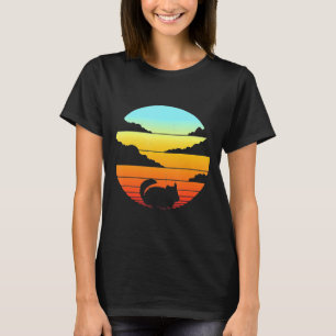 Chinchilla Retro Vintage 60s 70s Men Women Animal T-Shirt