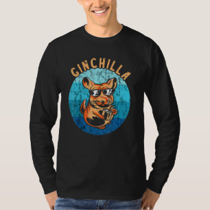 Chinchilla Retro Vintage Lemon Relax Sunglass Chin T-Shirt