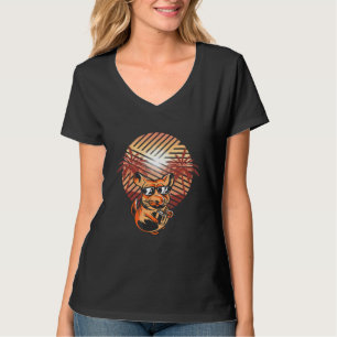 Chinchilla Summer Palm Vacation Chinchillas Owner T-Shirt