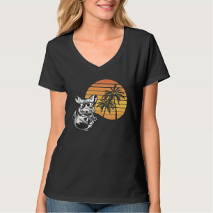 Chinchilla Summer Vintage Sunset Nut Chinchilla Ow T-Shirt