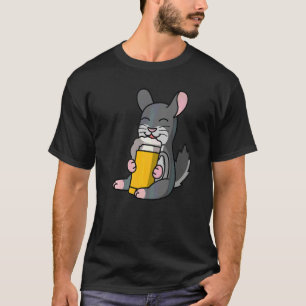 Chinchillas Drinking Beer Pet T-Shirt