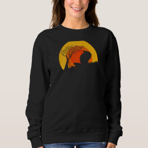 Chinchillas Retro Sunset Vintage For Chinchilla Ow Sweatshirt