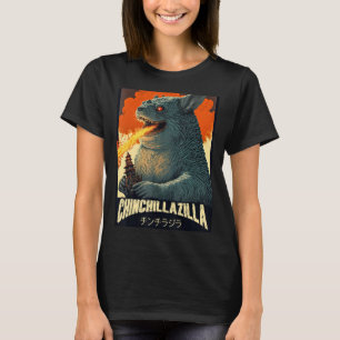 Chinchillazilla Funny Pet Owner Chinchilla T-Shirt