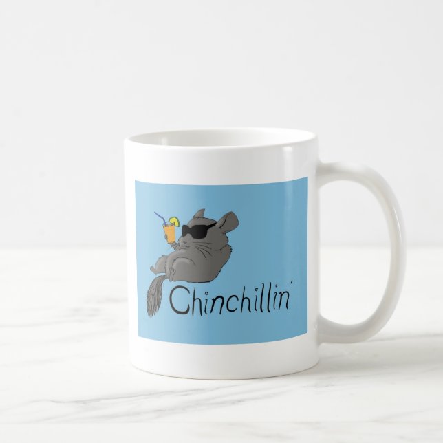 chinchillin coffee mug (Right)