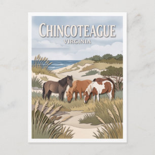 Chincoteague Island Virginia Postcard