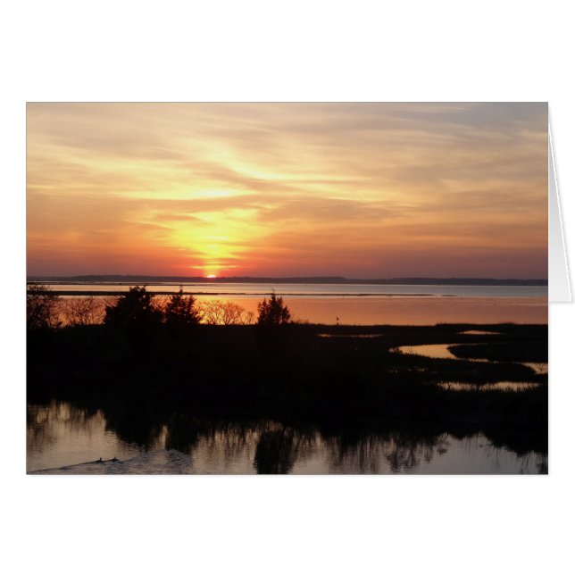 Chincoteague Sunset II Virginia Landscape (Front Horizontal)