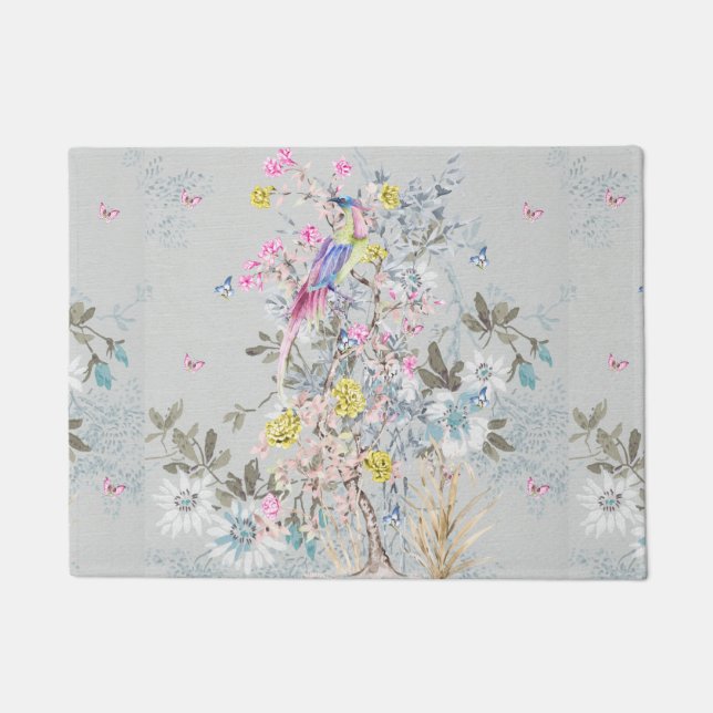 Chine soirée,toile,nature scene,antique,pattern,pe doormat (Front)