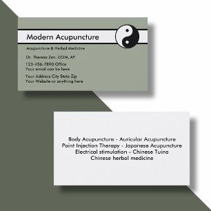 Chinese Acupuncture Business Card