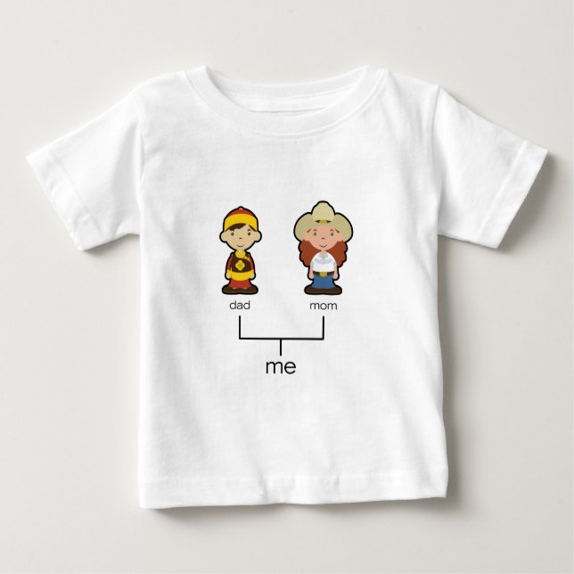 Chinese/American Baby Family Tee (Front)