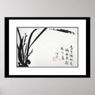 Chinese Ancient Painting,orchids Poster