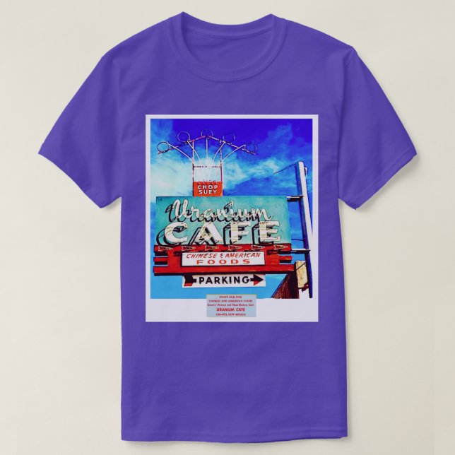 Chinese and American Food T-Shirt (Design Front)