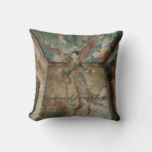Chinese angel flying to the sky cushion