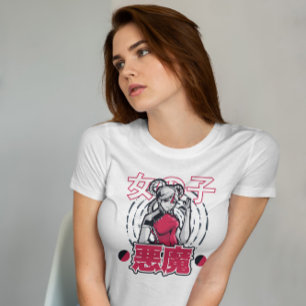 Chinese Anime Girl  T-Shirt