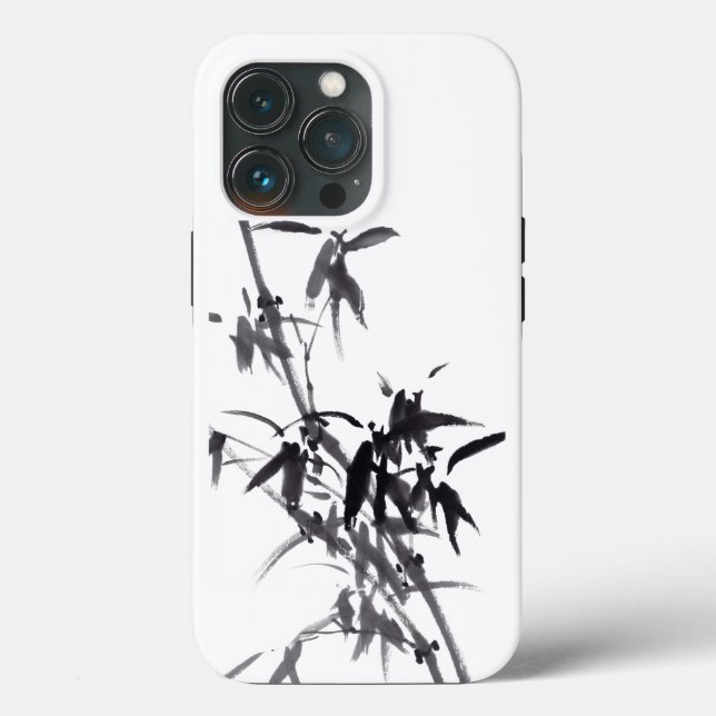 Chinese art with bamboo painting Case-Mate iPhone case (Back)