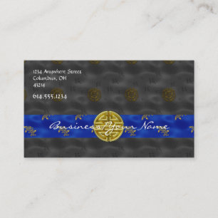 Chinese Asian Patterned Design 2 Business Card
