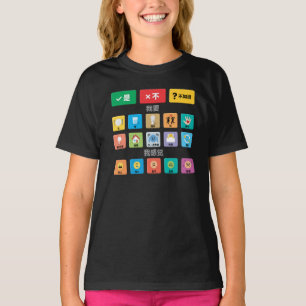 Chinese Autism AAC Pointing Communication 02 T-Shirt