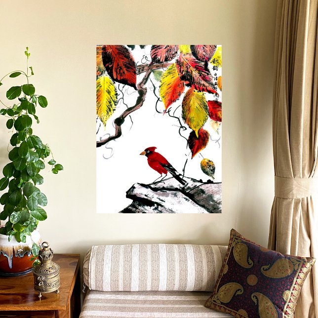 Chinese Bird in Autumn Poster (Creator Uploaded)
