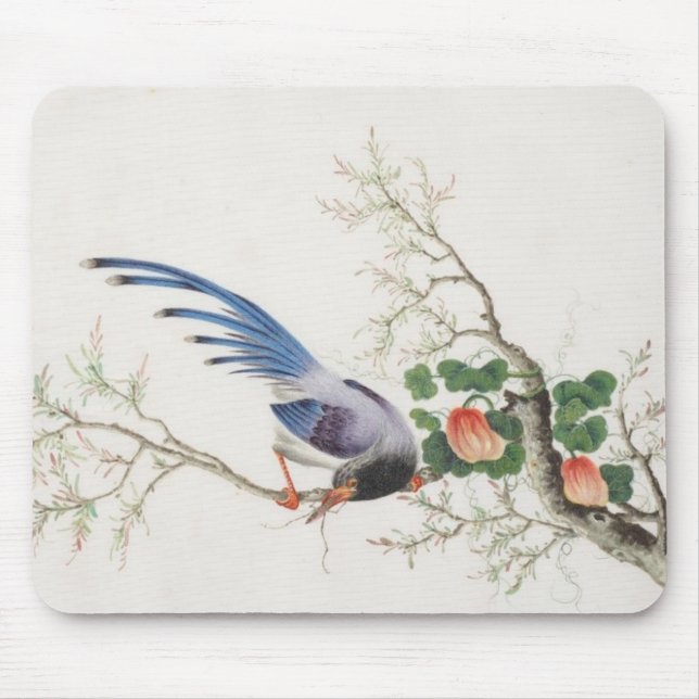 Chinese Bird Painting Mouse Pad (Front)