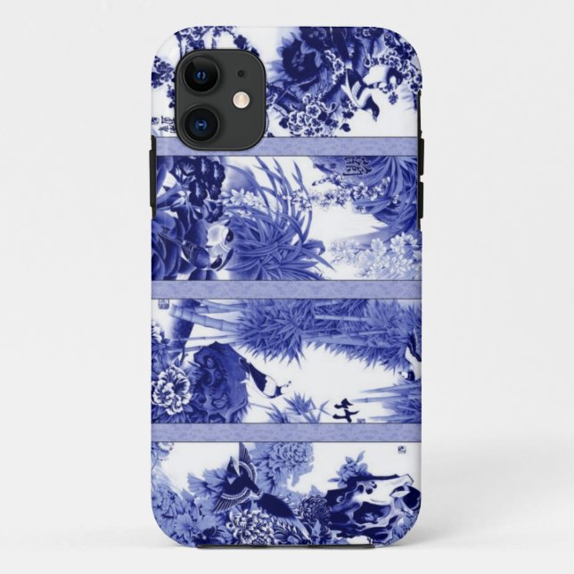 Chinese Blue and White Porcelain Case-Mate iPhone Case (Back)