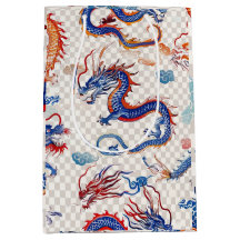 Chinese blue flying dragon medium