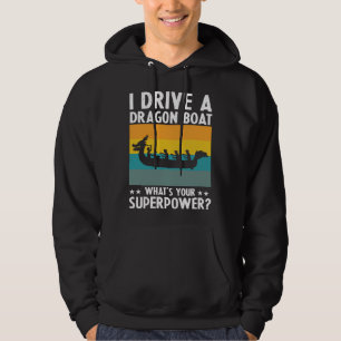 Chinese Boat Racing Quote for Dragon Boat Coach  1 Hoodie