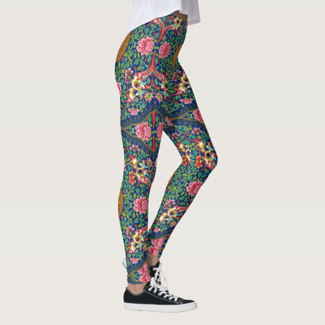 Chinese Botanical Leggings - Pretty (Right)