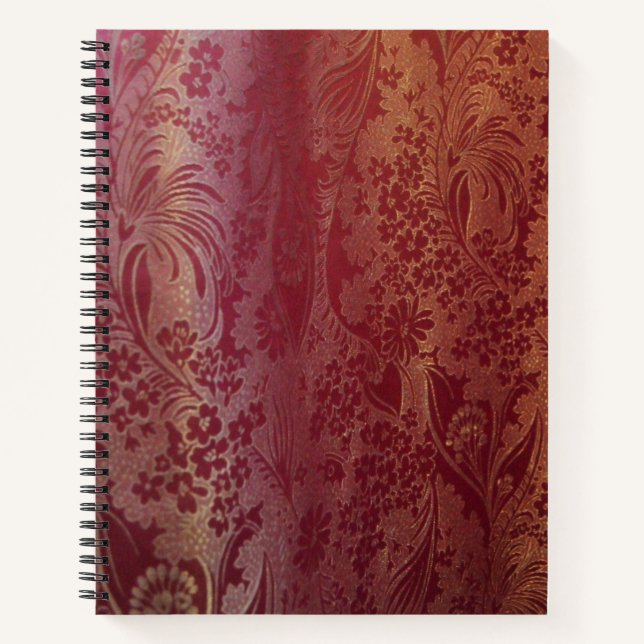 Chinese Brocade Pink Notebook (Front)