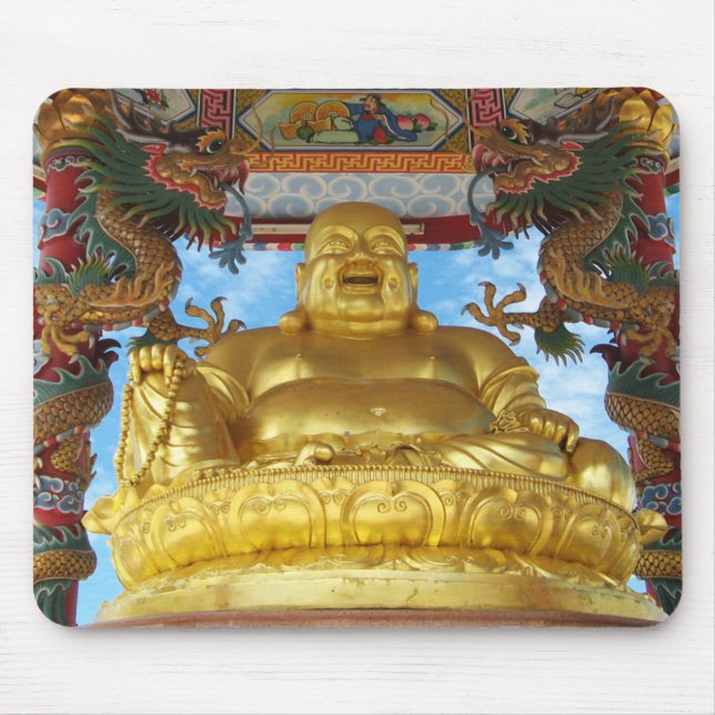 Chinese Buddha Mouse Pad (Front)