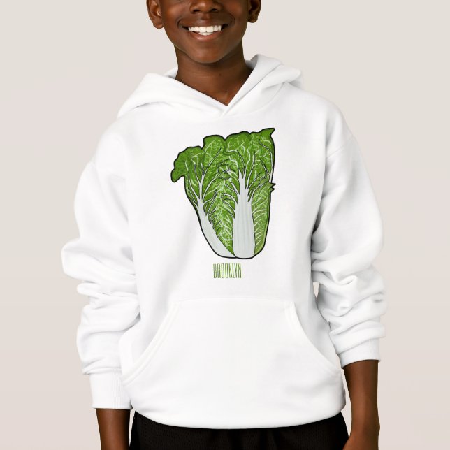 Chinese cabbage cartoon illustration  (Front)