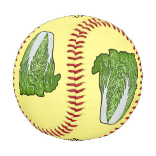 Chinese cabbage cartoon illustration  baseball