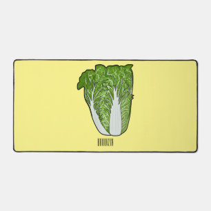 Chinese cabbage cartoon illustration  desk mat