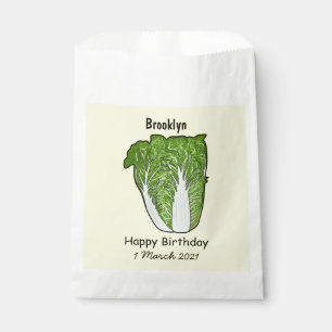 Chinese cabbage cartoon illustration favour bags