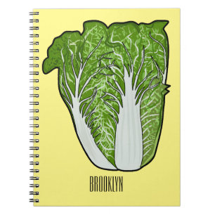Chinese cabbage cartoon illustration notebook