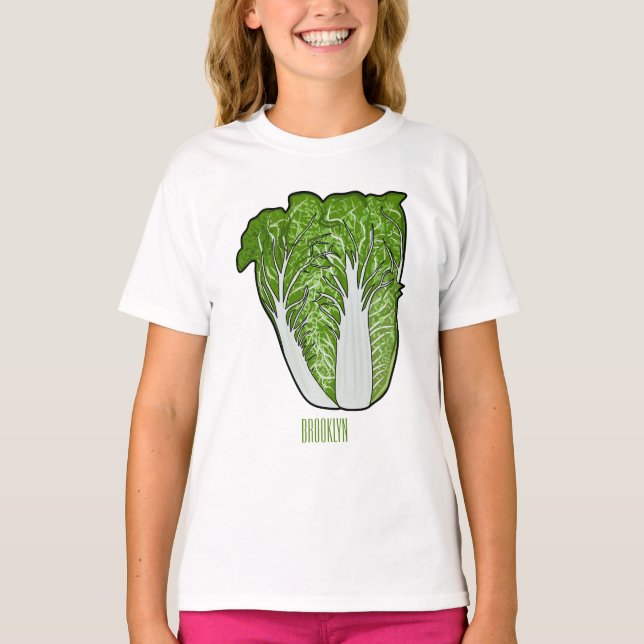 Chinese cabbage cartoon illustration  T-Shirt (Front)