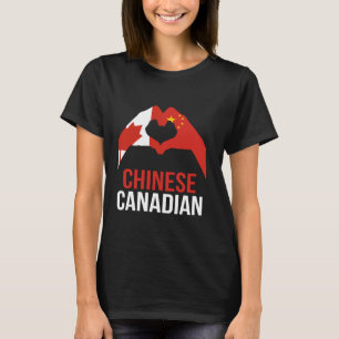 Chinese Canadian Canada China Flag T-Shirt