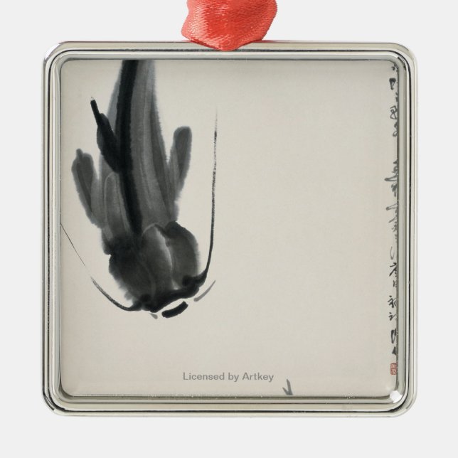 Chinese Catfish Metal Tree Decoration (Front)