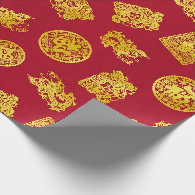 Chinese Celebration Wrapping Paper (Corner)