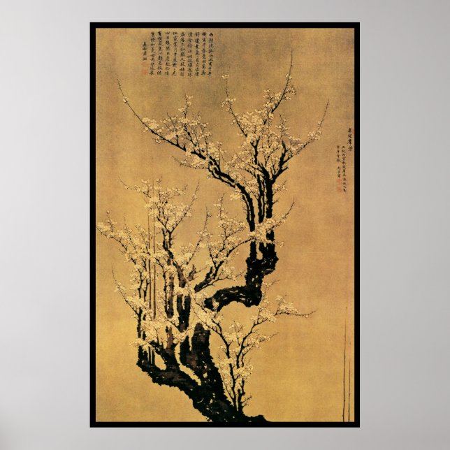 Chinese Cherry Blossoms Poster (Front)