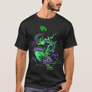 Chinese Coiling Dragon Mythical Time Controlling C T-Shirt
